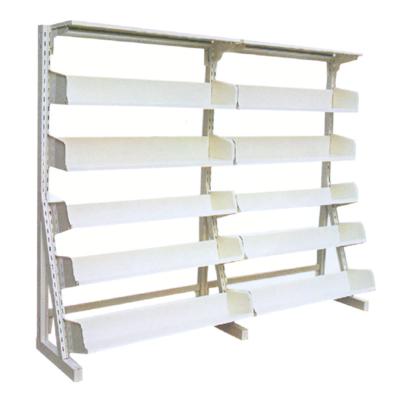 China New Design Single / Double Side Custom Retail Display Racks Magnetic Disc Rack Corner Shelf for sale