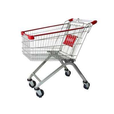 China Anti-rust Wholesale Supermarket Retail Trolley Grocery Trolley China Large Shopping Trolleys for sale