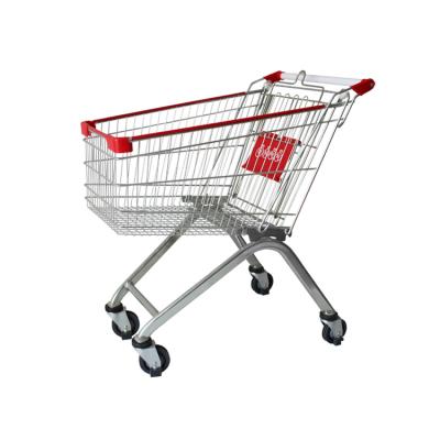 China Different Styles Adjustable Heavy Duty Shopping Trolley Trolley 150l Shopping Supermarket Rustproof for sale