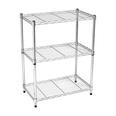 China Super Corrosion Protection Customization Desktop Stack Metal Shelf 80cm Shop Wire Storage Shelf zu verkaufen