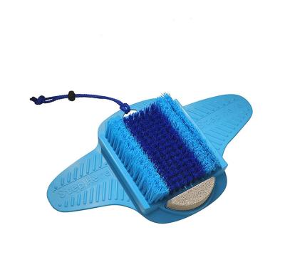 China EXFOLIATE Massage Feet Brusher- Foot Scrubber with Pumice Stone, Cleans, Smooths, Exfoliates for sale