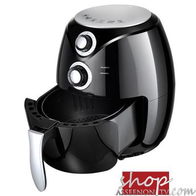 China Household Commercial Electrified 51B 1200W 2.3L Black Air Deep Fryer Without Oil for sale