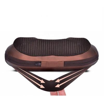 China Body 2/4/8/16 Heads Thermostatic Massage Pillow Home Car Heat Massage Pillow Foot Body Massager for sale