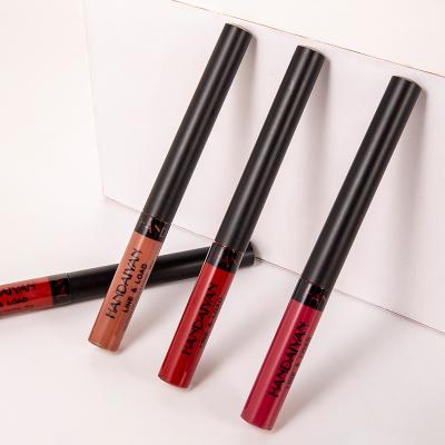 China Waterproof Matte Lip Gloss Matte Cream Velvety Light And Easy To Push Off The Upper Lip for sale