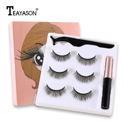 China TEAYASON Natural Soft FALSE EYELASH MAGNETIC SUIT for sale