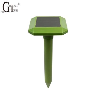 China GH-316D Pulse Rat Stocked Mice Snake Reflector Buzzer Emit Sonic Wave Rodent Reflector Eco Waterproof Solar Panel for sale