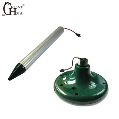 China Viable Outdoor GH-316 Garden Mole Vole Reflector Solar Ultrasonic Snake Repeller for sale