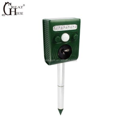 China GH-191B Viable PIR and Led Instant Solar Ultrasonic Animal Hunter for sale