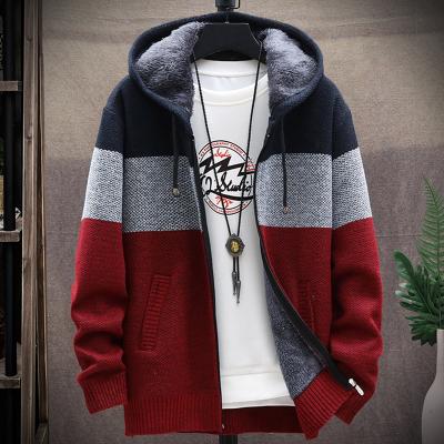 China Anti-Wrinkle Wear Male Cotton Sweater Hoodie Sweater Untuk Pria Loose Knitted Cardigan Sweater Coat for sale