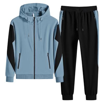 China New Autumn Men's Thermal Casual Hoodie Leisure Sports Two-piece Set Suit for sale