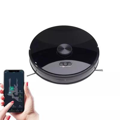 China Household Robot Vacuum Cleaner Smart Mapping App and Voice Control 4000Pa Suction Floor Carpet Wet Mopping Cleaning and Washing for sale