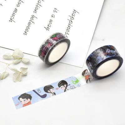 China Waterproof Hologram Cavity Washi High Quality Paper Heat Resistant Masking Tape for sale