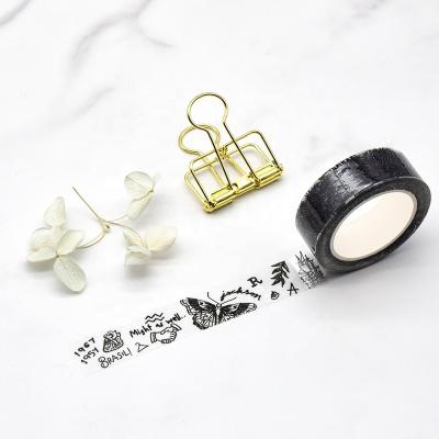 China Mini Metallic Mermaid Material Masking Waterproof Rose Gold Faith Washi Tape for sale