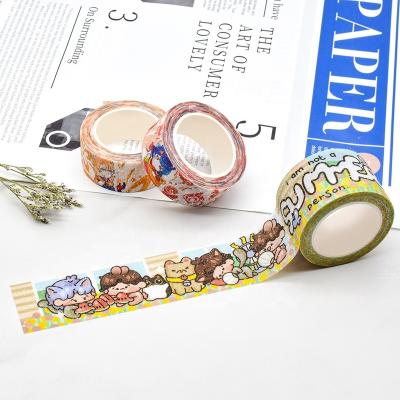 China Waterproof Box for Gift Wrapping Gray Gold Foil Glitter Washi Tape for sale