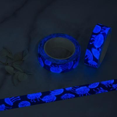 China Waterproof Constellation Washi Cartoon Glow in the Dark Gold Foil Tape for sale