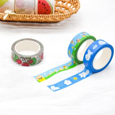 China Wholesale Wall Art Vintage Washi Tape With Animal Print Waterproof for sale