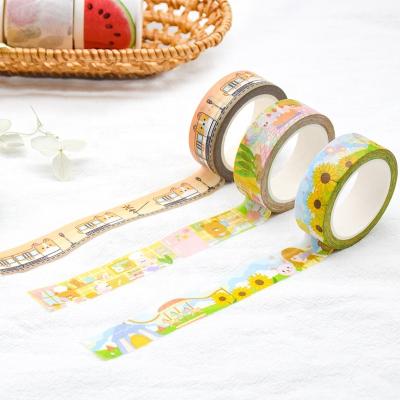 China Low Moq Museum Kawaii Washi Masking Tape From Mexico Waterproof Mermaid Maker for sale