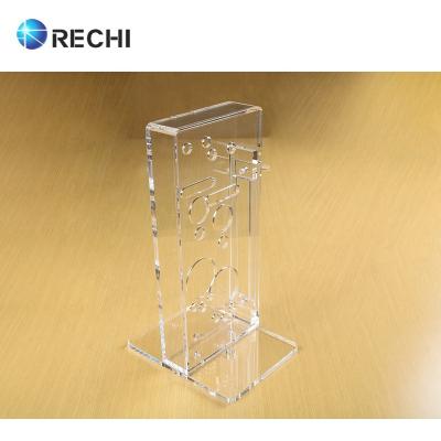 China Environmental friendly RECHI custom design and manufacture acrylic display for smart lock retail display rack rack for sale