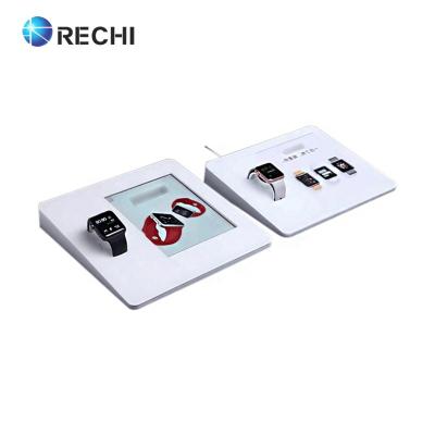 China RECHI Custom Retail Counter / Tabletop Display Stand with Digital Signage for Smart Watch Open Display Fixt S10 for sale