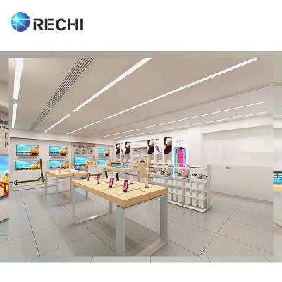 China Modern RECHI retail store in open store cell phone store layout and interior design to enhance brand image and customer experience for sale