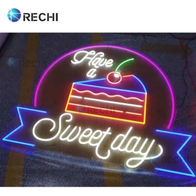 China Waterproof LED Modules RECHI Advertising Light Sign for Bar/Milk/Coffee/Tea Shop/Wedding Decoration Acrylic Led Sign Luminous Neon Electronic Letter for sale