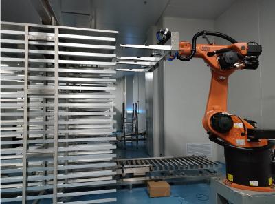 China Floor Mounting Position Palletizing Robot and Efficiency with Training for sale