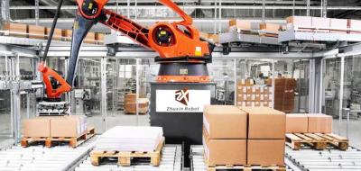 China Industrial Palletizing Robot Cell KUKA KR470-2PA  470kg Payload for sale