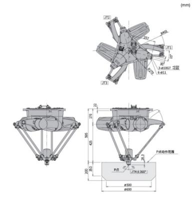 China Kawasaki Robot'S 4 Axes  2 Kg High Speed Sorting  Manufacturing for sale