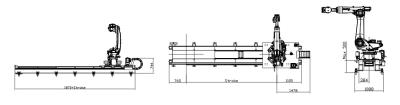 China Robot Linear Track Rlc2000 High Precision 0.05mm Maximum Effective Travel 30m for sale