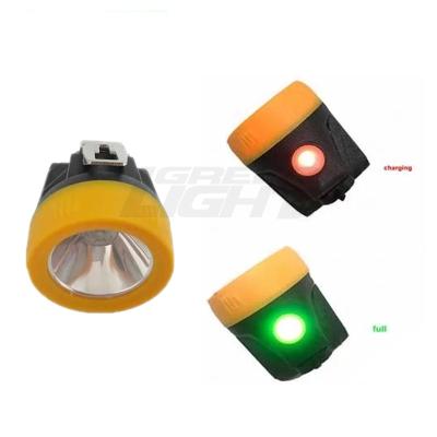 China High Brightness Underground Mining 10000 Lux 3.7 V 3.8 Ah PC Li - Ion Battery Cordless Safety Cap Lamp For Underground Coal Mine for sale