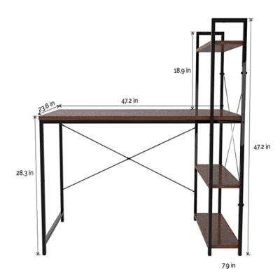 China Wholesale Factory Price Computer Desk Physical Channels Table Solid Wood Home Corner Desk (Height) New Design Adjustable for sale