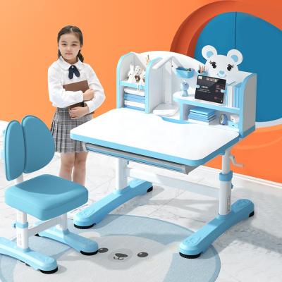 China Modern Height Adjustable Kids Study Table And Chair Supplier for sale