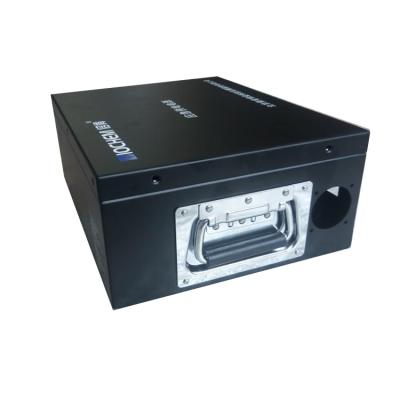 China Safety Black Metal Hinged Mathematical Boxes And Instrument Enclosure for sale