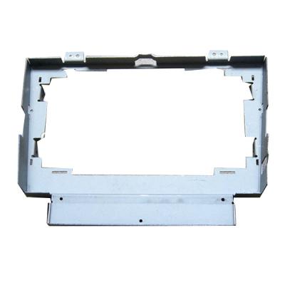 China Sheet Metal Fabrication Aluminum Laser Cutting Automobile And Car CD Player Enclosure Machining Bracket for sale