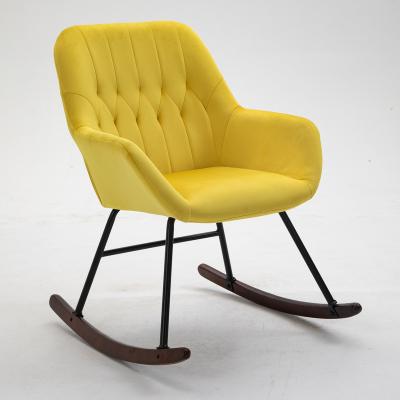 China Factory Hot Selling Home (Other) Adjustable Modern Straight Hair Comfort Rocking Chair for sale