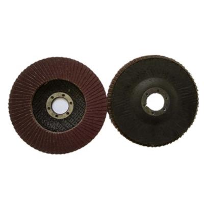 China Red Resin Aluminum Oxide Polishing Fin Disc Brushed Abrasive Disc for sale