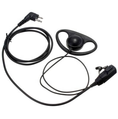 China OEM Trbow PMLN6535 Walkie Talkie D Style Earbuds Earphone with Microphone and PTTs for Motorola CP200 CP200d Walkie Talkie for sale