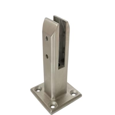 China Factory Direct Sale Stainless Steel Glass Clamp Glass Clip Holder for sale