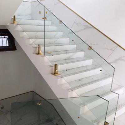 China Best Selling Modern Staircase Fencing Stainless Steel Railings Fencing Glass for sale