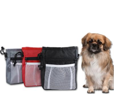 China Viable Dog Treat Training Pouch Adjustable Waterproof Pet Training Food Bag for sale