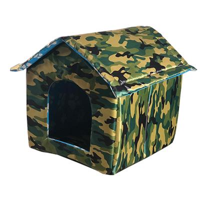 China Washable Luxury Foldable Wild Bed Liveable Pet Nest & Indoor Cute Pet Stray Alley House Pet Dog Cat Kennel Outdoor for sale