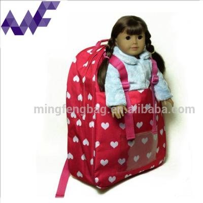 China Cute Baby Doll Travel Backpack Pink - Doll Carrier Backpack with Stitch for sale