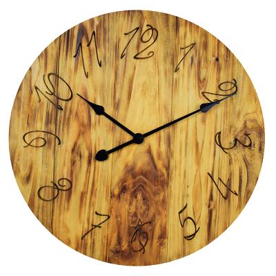 China Wholesale Price Antique Elegant Decorative Wall Clocks Rustic Style Wall Clock For Living Room for sale