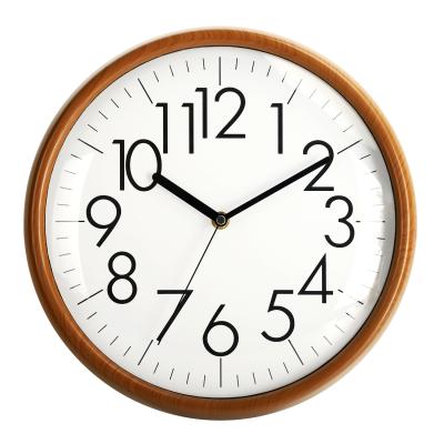 China BRIEF Modern Simple Design Home Living Room Decoration Plastic Wall Clock for sale