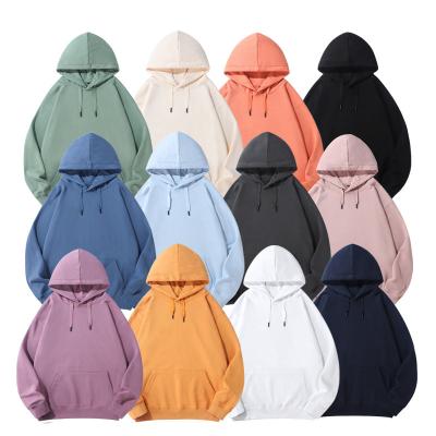 China Custom Logo Printing Embroidered Plain Hoodies 50% Cotton 50% Polyester Pullover Anti-Wrinkle 50% Pullover Custom Hoodies Men's Hoodie for sale