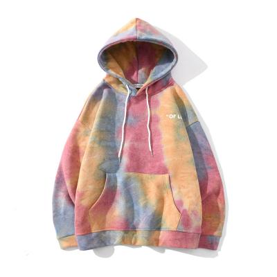 China Mens French Terry Breathable Organic Cotton Pullover Heavy Graphic All Over Print Hoodie Tie Dye Hoodies for sale