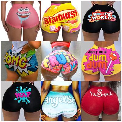 China Anti-Wrinkle Sports Shorts Summer Elastic Drawstring Patchwork Women Soft Shorts For Girls Lady Casual Slim Hot Female Short Pants for sale