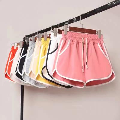 China New Sports Anti-Wrinkle Shorts Summer Elastic Drawstring Patchwork Soft Women Shorts For Women Lady Casual Slim Hot Female Short Pants for sale