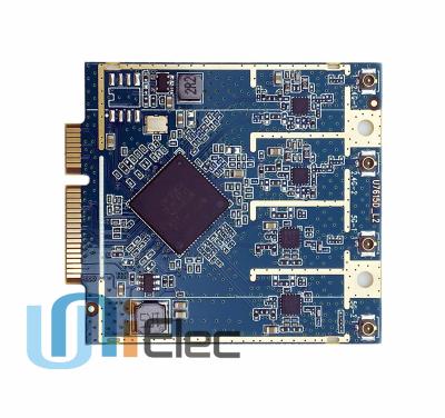 China Custom MTK MT7615D NIC PCBA ODM OEM MT7615 WiFi Board U7615D-L2 2x2 802.11ac 2x2 802.11/b/g/n Wave2 1200Mbps MiniPCIE for sale