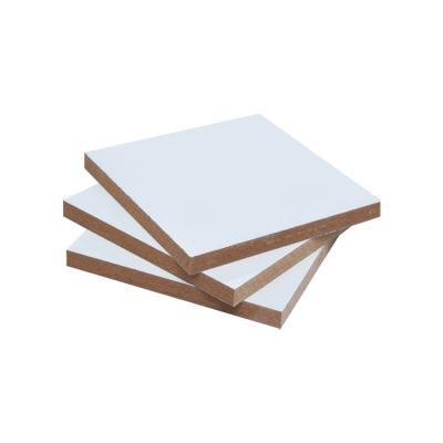 China OEM E0 3mm Melamine Faced MDF 10mm White MDF Sheets 8x4 Modern for sale